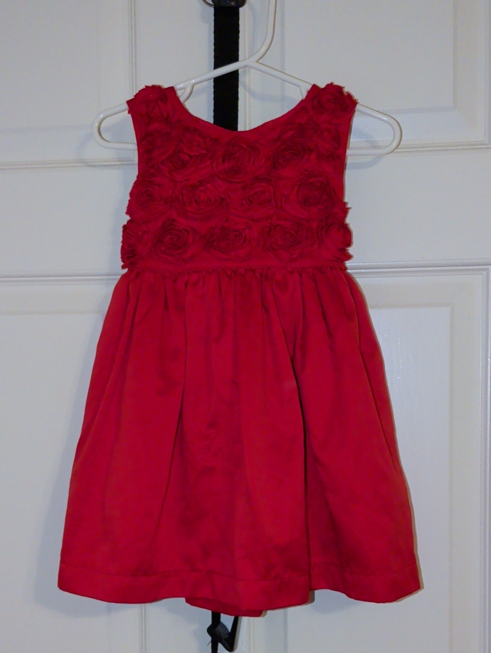 Carter's Red Rosette Bodice Party Dress